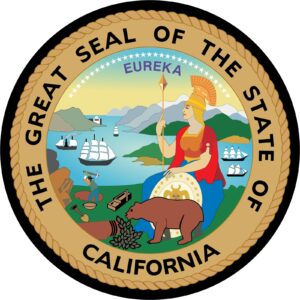 Great Seal of State of California Mouse Pad