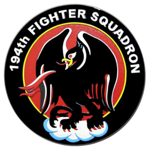 194th Fighter Squadron Seal Plaque