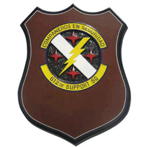 USAF 612th Support Squadron Plaque