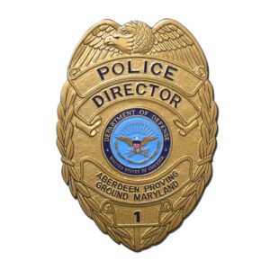 APG MD Police Dir Badge Plaque