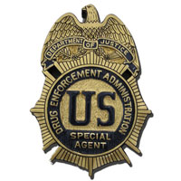 US DEA Badge Plaque