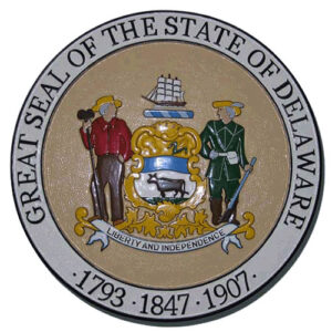 Delaware State Seal Plaque
