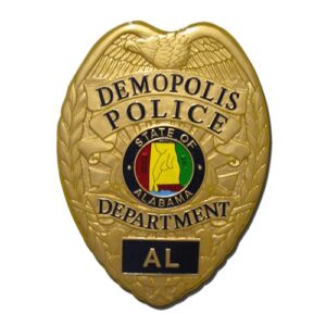 Demopolis AL Police Dept Badge Plaque