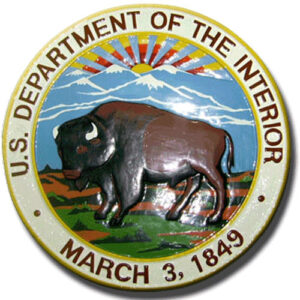 US Department of the Interior Seal / Podium Plaque