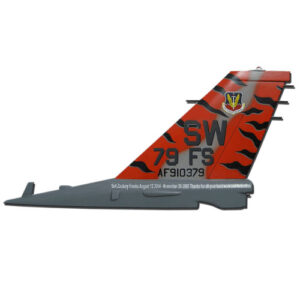 USAF F16-79th FS Tail Flash Wall Plaque