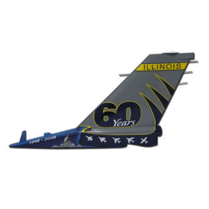 USAF F16 IL-60 years Tail Flash Wall Plaques