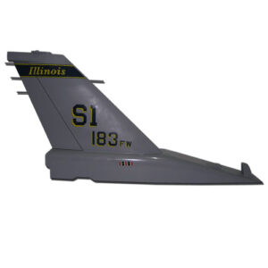 USAF F16-SI 183 FW Tail Flash Wall Plaque