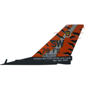 USAF F16 SW 79FS Tail Flash Wall Plaque