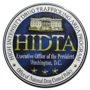 High Intensity Drug Trafficking Area Program HIDTA Seal Plaque