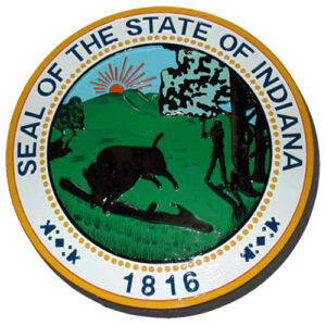 Indiana State Seal Plaque
