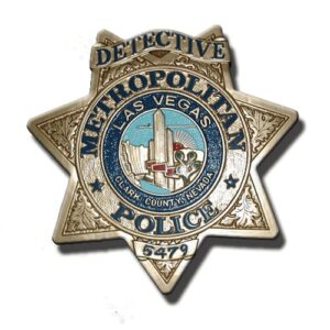 Las Vegas Metropolitan Police Badge Plaque