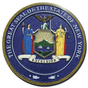 New York State Seal Plaque