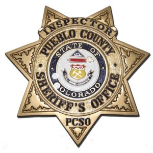 Pueblo County Sheriff's Office Badge Plaque