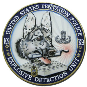 Pentagon Police Explosive Detection Unit K9 Seal