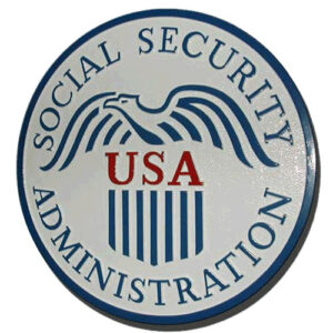 U.S. Social Security Administration Seal Plaque