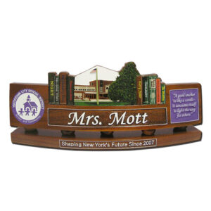 DOD Teachers Desk Nameplate Model 3