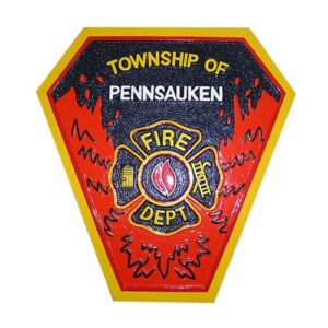 Township of Pennsauken Fire Department Patch Plaque