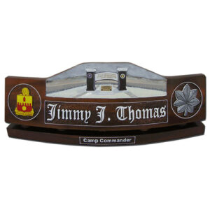 US Army Camp Buehring Desk Nameplate