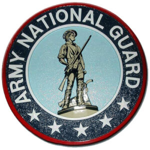 US Army National Guard Seal / Podium Plaque