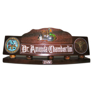 US Army Veterinary Corps Desk Nameplate