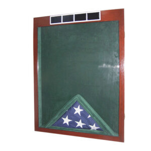 US Army W4 Retirement / Shadow Box Natural Dark