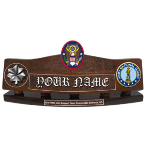 US Army National Guard Civil Suppport Teams Desk Nameplate