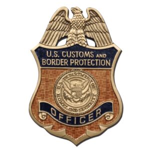 US CBP Officer Badge Plaque