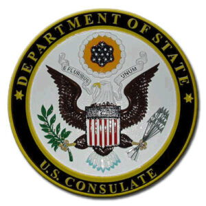 US Consulate Seal / Podium Plaque
