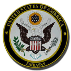 US Embassy Seal / Podium Plaque