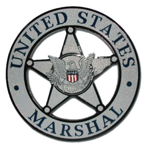 US Marshals Badge Plaque / Podium Plaque