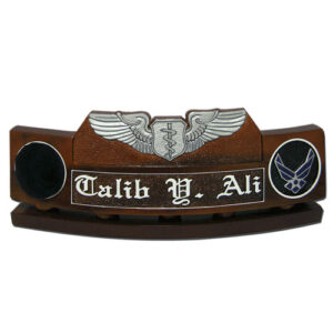 USAF Flight Nurse Badge Desk Nameplate