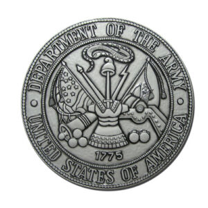 U.S. Army Seal Antique Silver