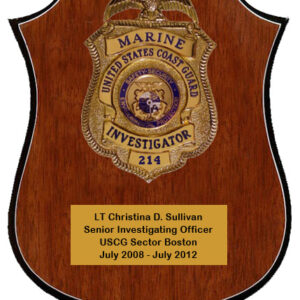 USCG Marine Investigator Plaque