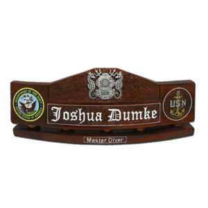 USN Master Diver Desk Nameplate