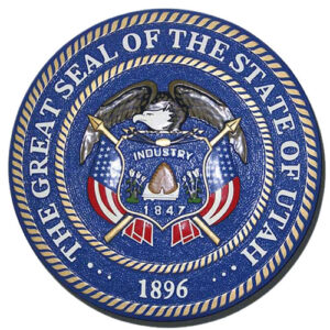 Utah State Seal Plaque