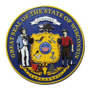 Wisconsin State Seal Plaque